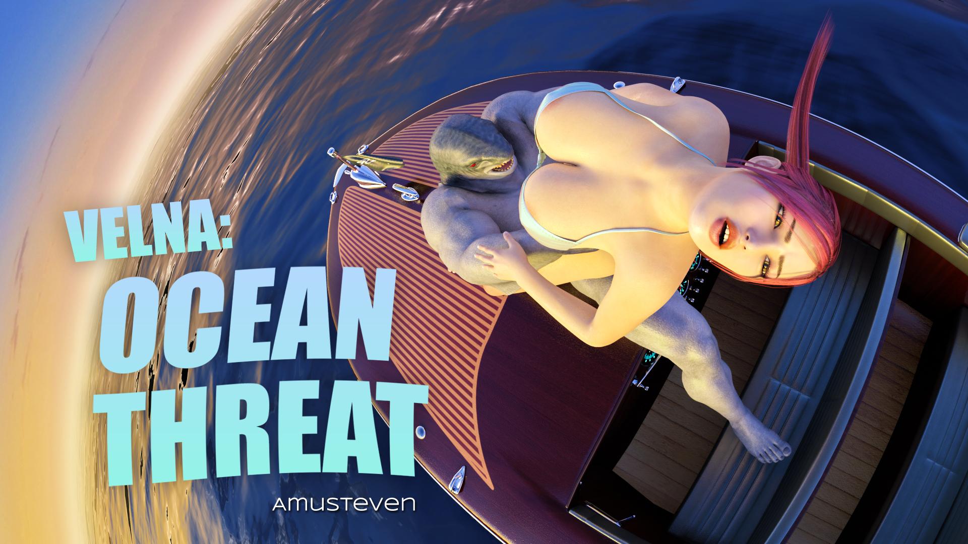 Velna Ocean Threat Deluxe (Standard + Textless + 3D Stereo) 3D Porn Comic